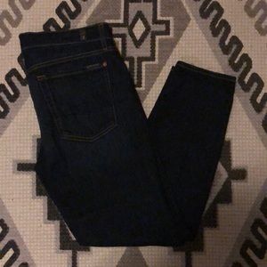Womens 7FAM Josefina Skinny Boyfriend Jeans